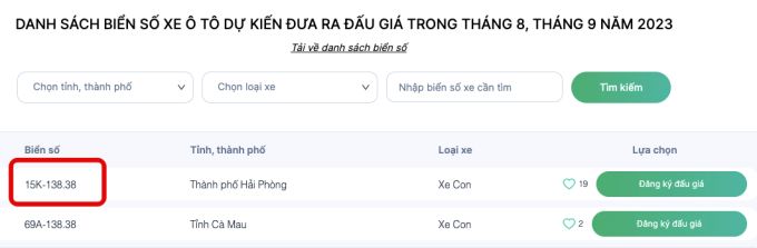 Có những bảng số xe đẹp sẽ được đấu giá để gắn trên các chiếc ô tô chạy trên đường? - Ảnh 1.