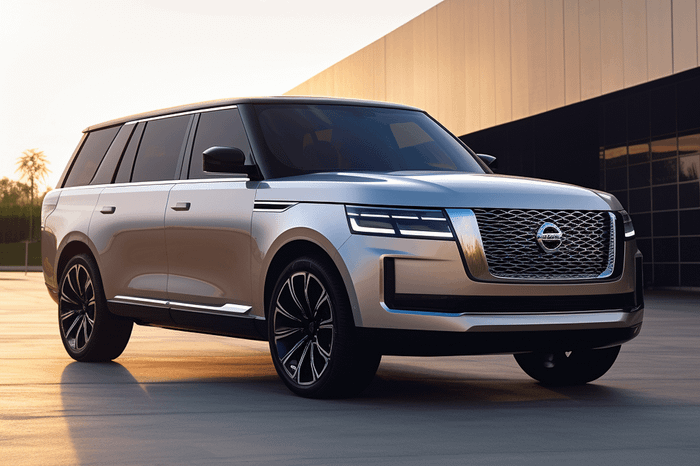 Nissan chuẩn bị thay thế các dòng xe Leaf, Maxima và Kicks, bao gồm cả một SUV có vẻ ngoại hình tương tự Range Rover.