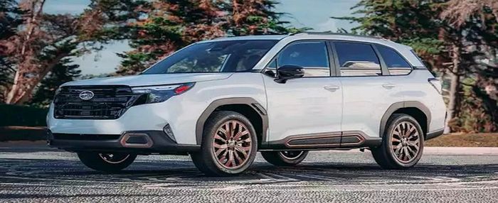Xe mới được tiết lộ có thể là Subaru Forester 2024: Thiết kế khác biệt hoàn toàn, sẽ ra mắt trong tháng này - Ảnh 6