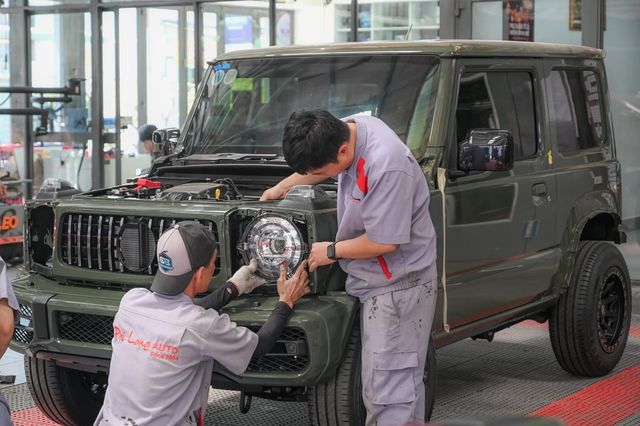 Suzuki Jimny tại Việt Nam có gói độ theo phong cách G 63 Brabus: Giá 89 triệu, thay đổi hàng chục chi tiết, đây là hình ảnh thứ hai.