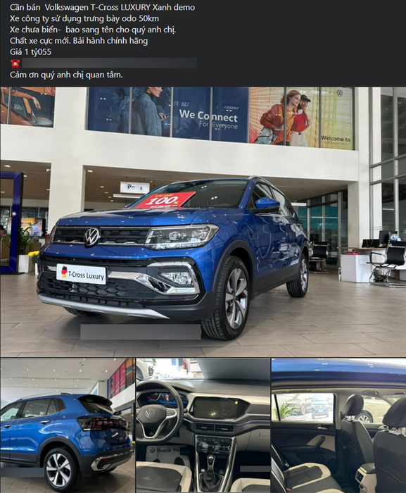 Volkswagen T-Cross trưng bày giảm giá 244 triệu tại đại lý: Dù có kích thước nhỏ hơn Sorento nhưng vẫn không thua kém về giá - Hình 1.