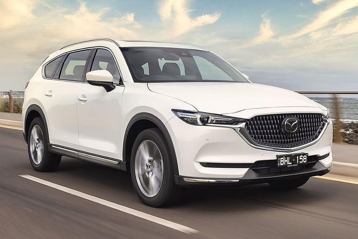 Mazda CX-80 lộ diện trước ngày ra mắt - Hình 3.