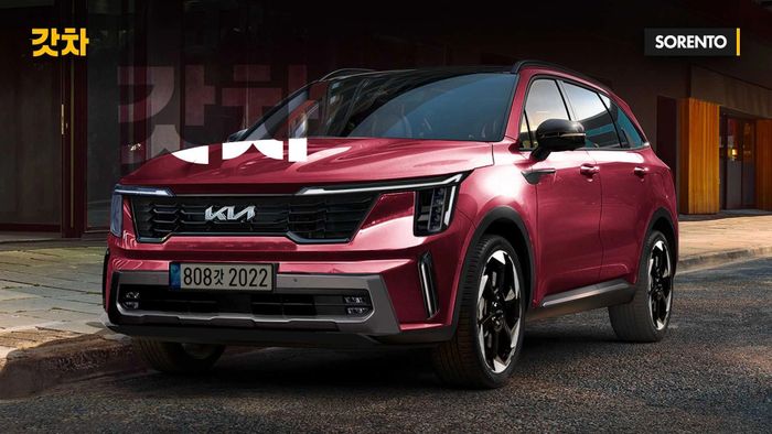 Kia Sorento facelift tái xuất, với thiết kế đèn pha mới giống với Telluride - Ảnh 4.