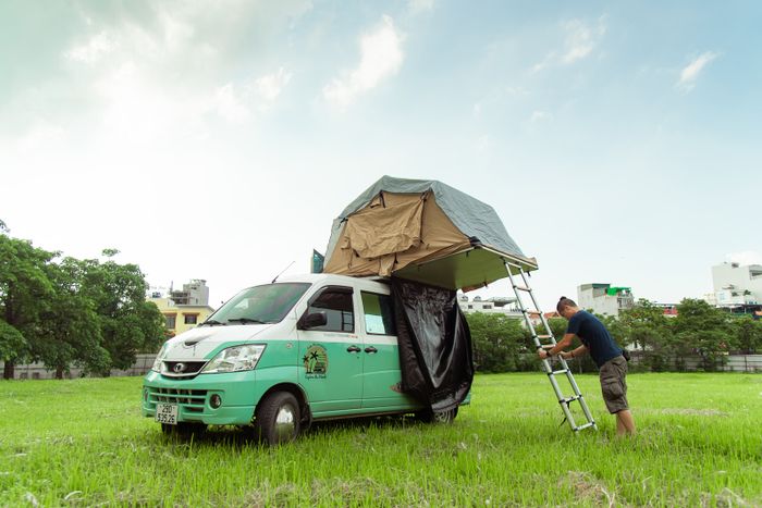 Bán Triton để mua xe van THACO hơn 300 triệu độ camping chạy Bắc Nam hơn 18.000km, chủ xe trải lòng: 'Vui, tiện nhưng đi xa hơi cực' - Hình 4.