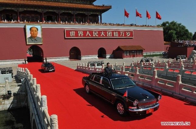 Xem gần chiếc limousine Hồng Kỳ được Chủ tịch Trung Quốc Tập Cận Bình sử dụng trong chuyến thăm Nga - Ảnh 6.