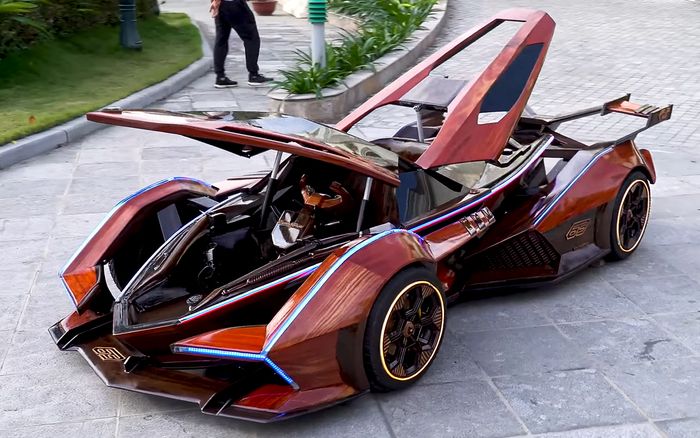 Sản xuất chiếc Lamborghini V12 Vision Gran Turismo bằng gỗ mất gần một năm, nhưng ông bố Việt vẫn nhận được sự khen ngợi từ cộng đồng quốc tế - Ảnh 2.
