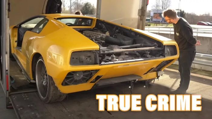 Trộm chiếc Lamborghini Diablo trị giá 300.000 USD nhưng không bán được, chỉ có thể bỏ lại - Hình ảnh 2.