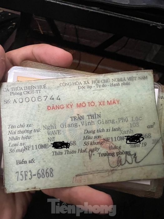 Xe máy Honda Wave cổ mang biển số 'lộc phát' tại thành phố Huế - Ảnh 5.
