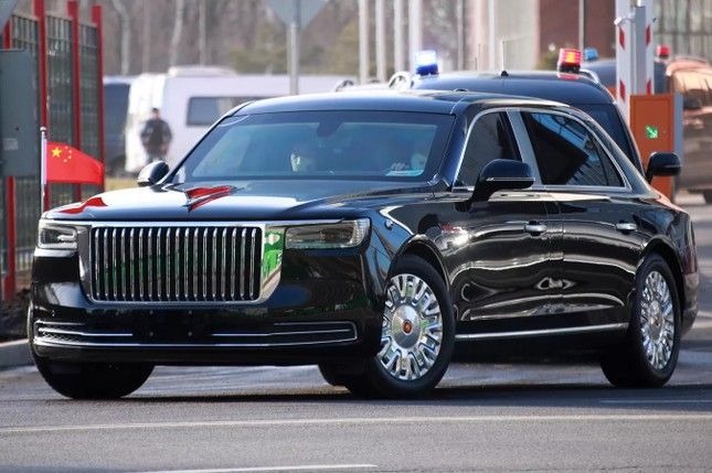 Xem gần chiếc limousine Hồng Kỳ được Chủ tịch Trung Quốc Tập Cận Bình sử dụng trong chuyến thăm Nga - Ảnh 3.