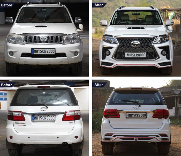 Toyota Fortuner được biến tấu thành 'Lexus Fortuner' với thiết kế mới lấy cảm hứng từ thương hiệu hạng sang