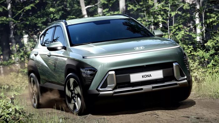 Hyundai Kona 2024 chính thức ra mắt: Thiết kế hoàn toàn mới, bao gồm cả phiên bản hoàn toàn điện  - Hình ảnh 3.