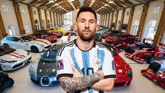 Messi, 'đại ca' của siêu xe trong giới cầu thủ - Xem Ảnh 1.