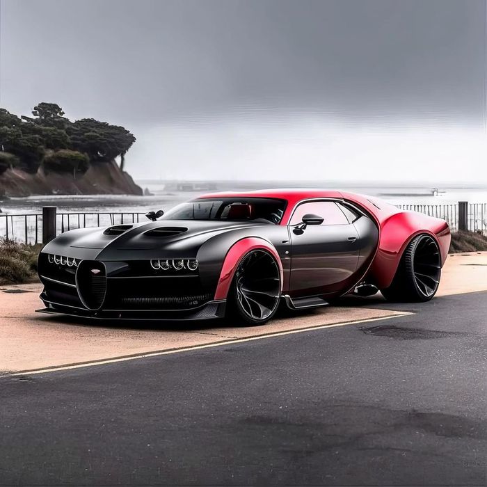 Đây là hình ảnh của xe tải và xe cơ bắp Bugatti do AI tạo ra - Ảnh 7.