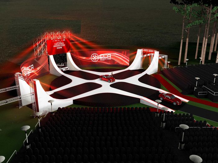 Video tiết lộ sân khấu Gala Car Choice Awards 2022: Hiệu ứng 360 độ, hứa hẹn một show xe và âm nhạc đầy sôi động - Ảnh 4.