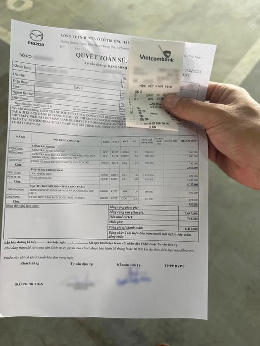 Đổ nhầm nhiên liệu, chủ xe Mazda CX-8 vẫn lái được thêm gần 200 km trước khi phát hiện tổn thất hơn 8 triệu - Ảnh 4.