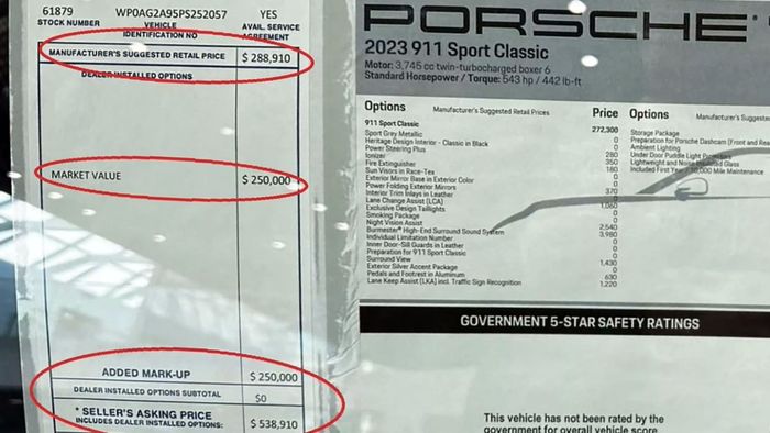 Porsche 911 Sport Classic số sàn, biểu tượng của giới 'dân chơi', đã có mặt tại Việt Nam - Ảnh 4.