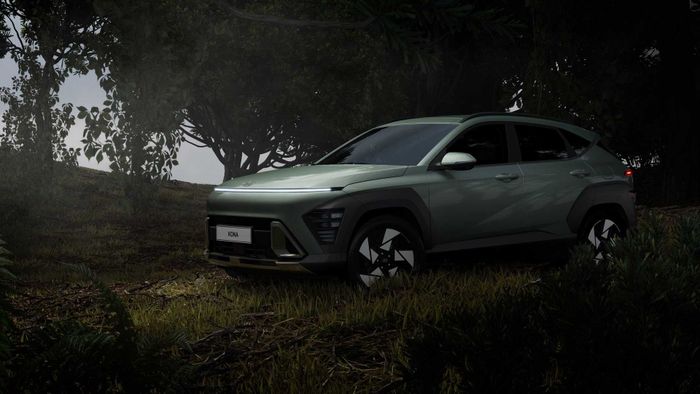 Hyundai Kona N-Line trình làng: Ghế da lộn, cản trước mạnh mẽ giống siêu SUV Urus - Hình ảnh 5.
