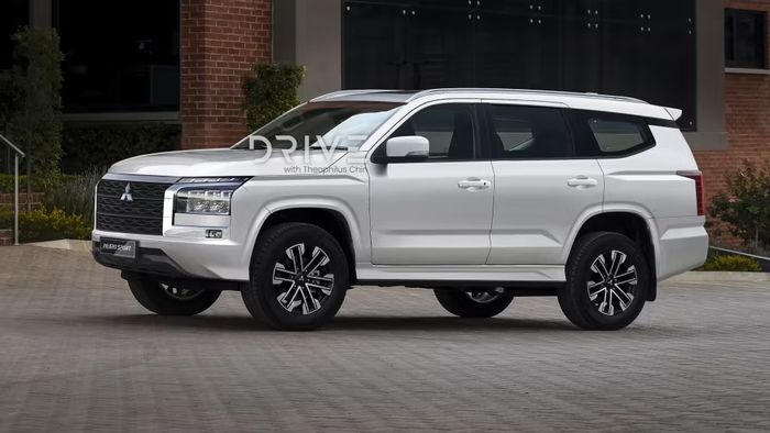Mitsubishi Pajero Sport thế hệ mới chuẩn bị ra mắt: Dài, rộng và mạnh mẽ hơn - Hình ảnh 1.