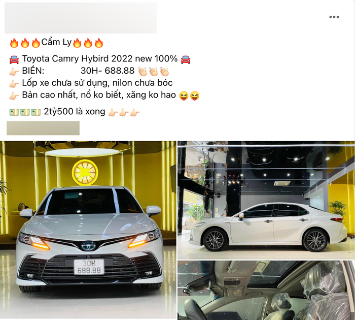 Toyota Camry biển số tứ quý 8 giảm giá 400 triệu sau một tháng: Giá hiện tại vẫn tương đương với Lexus ES mới - Hình 1.