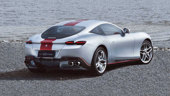 Ferrari Roma phiên bản đặc biệt với bộ ấm trà, hộp xì gà và thậm chí cả... diều trong xe - Ảnh 4.
