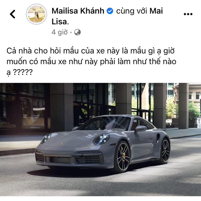 Đại gia Hoàng Kim Khánh tiết lộ ý định mua Porsche 992 Turbo S, chỉ riêng màu sơn đã tốn gần 200 triệu đồng.