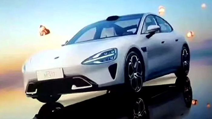 Xiaomi tiết lộ hình ảnh xe điện đầu tiên: Thiết kế giống McLaren, vẻ thể thao như Lamborghini - Hình 1.