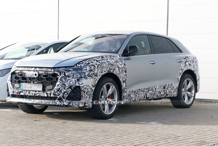 Audi Q8 2025 ra mắt - thay đổi nhẹ về ngoại thất, lưới tản nhiệt hầm hố - Ảnh 1.