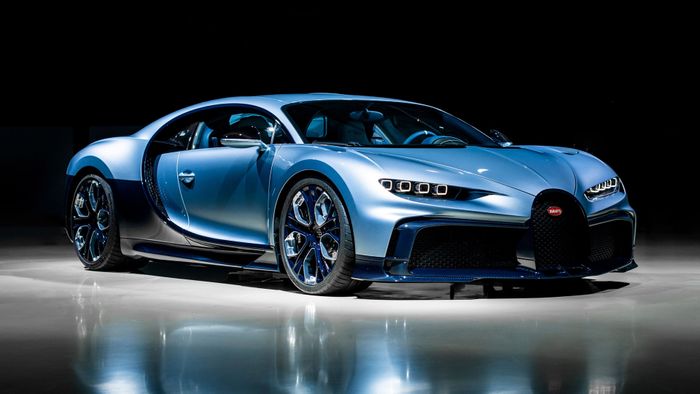 Bugatti Chiron Profilee, chiếc xe đắt nhất thế giới, được chụp ảnh trong một bức ảnh tuyệt đẹp.