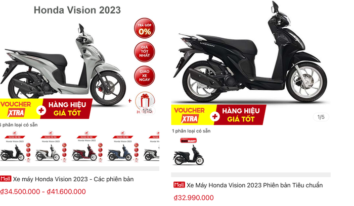 Honda Vision giá cực kỳ ấn tượng, chỉ tiêu thụ 1,8 lít xăng/100km - Hình 1.