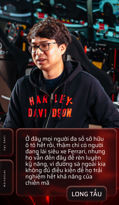 Long Tẩu - Người thợ xe biến trò chơi điện tử thành cách luyện tập lái xe cho cả chủ xe Ferrari và Porsche - Ảnh 2.
