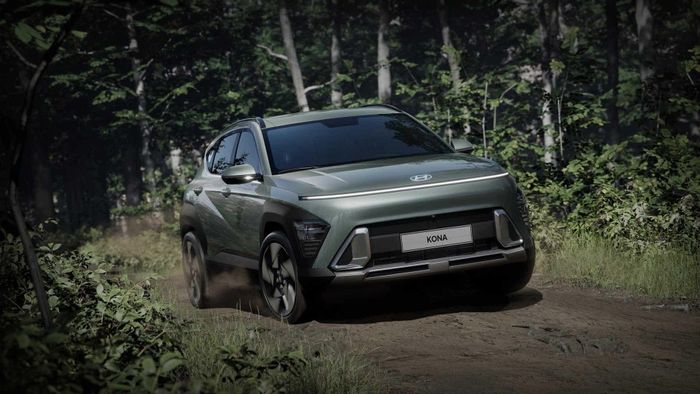 Hyundai Kona N-Line trình làng: Ghế da lộn, cản trước mạnh mẽ giống siêu SUV Urus - Hình ảnh 4.