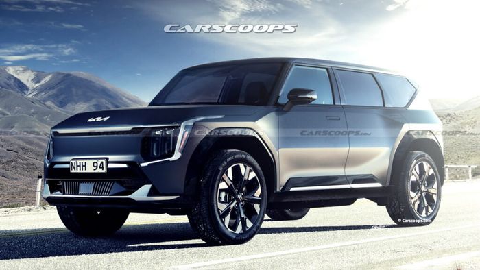 Thông tin về Kia KV9 năm 2024 đã rò rỉ tại Trung Quốc, với mức giá khởi điểm từ 1,3 tỷ đồng - Ảnh 1.