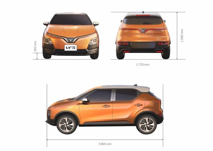 VinFast VF 5 Plus tiếp tục lộ diện với diện mạo mới: Trang bị cao cấp hơn so với concept, kính và đuôi xe có sự khác biệt - Ảnh 5.