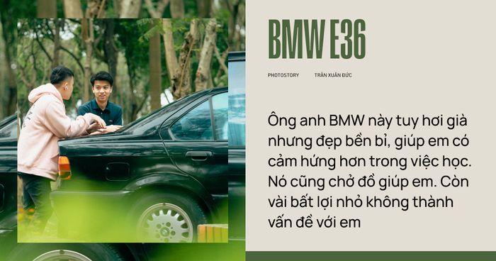 19 tuổi lái xe BMW E36: ‘Bạn bè đi mua quần áo, còn tôi để tiền đổ xăng và sửa xe’  - Hình 2.