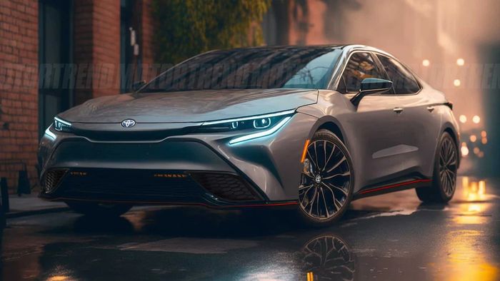 Đây là cách trí tuệ nhân tạo phác họa Toyota Camry mới dựa trên thiết kế của Prius - Ảnh 2.