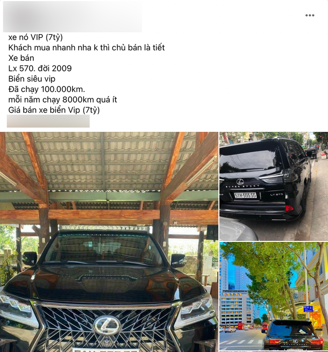 Chiếc Lexus LX 570 đã chạy 100.000km sau 15 năm vẫn được bán với giá 7 tỷ nhờ vào biển số 'khủng' - Ảnh 1.