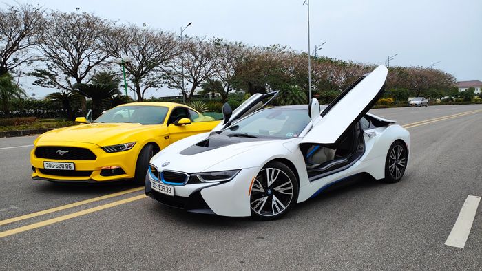 Dân chơi Hà Nội đang bán cặp Ford Mustang và BMW i8 cùng biển số 'độc' với giá 5,9 tỷ đồng - Ảnh 2.