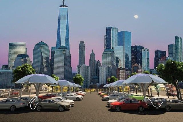 Tesla có thể áp dụng trụ sạc năng lượng mặt trời - Hình 2.