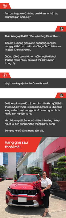 Chủ nhân chiếc xe Kia Sonet: Chọn Sonet vì thiết kế và phù hợp với ngân sách - Ảnh 2.