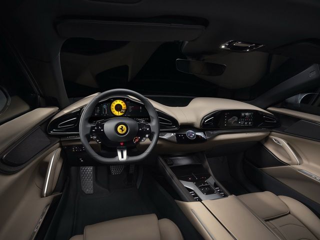Ferrari giới thiệu dòng SUV đầu tiên, Purosangue: Cửa mở phong cách Rolls-Royce, 4 ghế độc lập, táp lô phân chia - Hình ảnh 11.