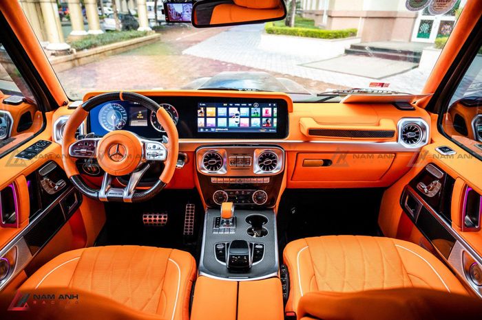 Mercedes-AMG G 63 cũ đã được biến hóa thành Brabus 800 mới: Tiêu tốn 1 tỷ cho việc độ và tích hợp màn hình Android - Ảnh 4