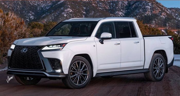 Lexus LX 600 phiên bản bán tải sẽ ra sao? - Hình 1.