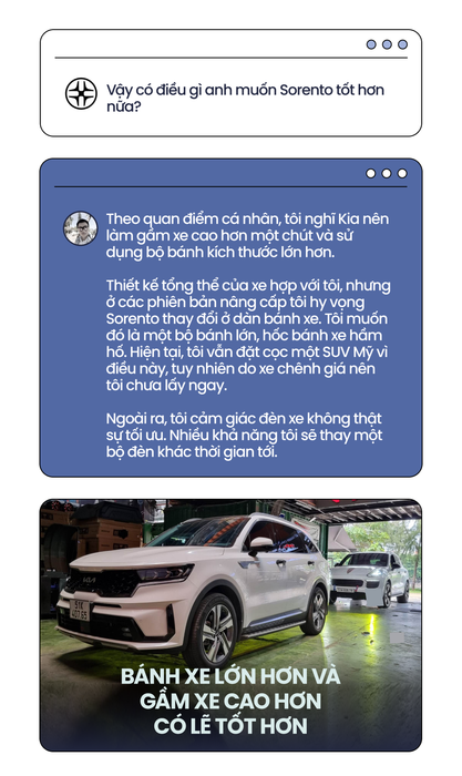 Chủ xe Kia Sorento: ‘Thiết kế đẹp mắt, có cửa sổ trời toàn cảnh và không đắt’ - Ảnh 4.
