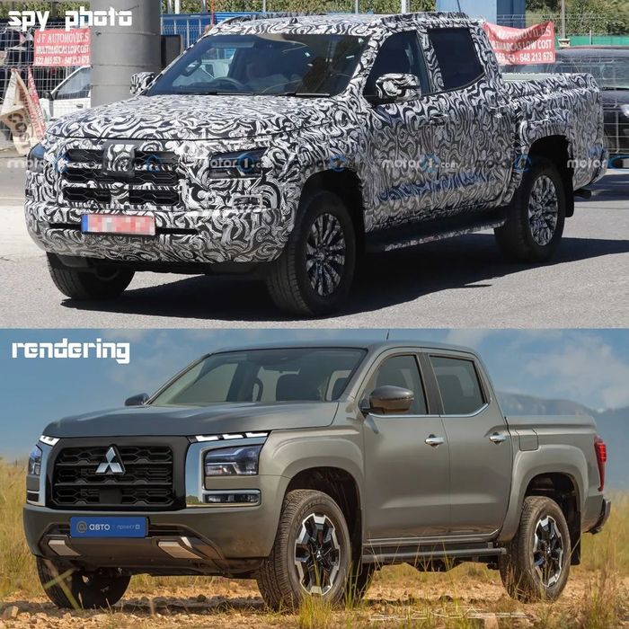 Mitsubishi Triton chuẩn bị thay đổi thiết kế: Phần đầu xe sẽ được làm mới, khác biệt và mạnh mẽ hơn so với phiên bản trước - Ảnh 2.