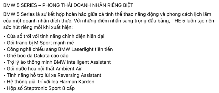 BMW giới thiệu 4 phiên bản xe được lắp ráp tại Việt Nam: Dòng 3 Series được trang bị thêm các tính năng 'vượt trội', X3 trở thành mẫu mới dễ nhận biết - Xem ảnh 5.