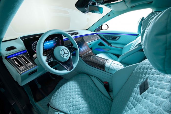 Trải nghiệm vẻ đẹp của Mercedes-Maybach S580 độ Brabus với gam màu xanh ngọc tuyệt vời - Ảnh 12.