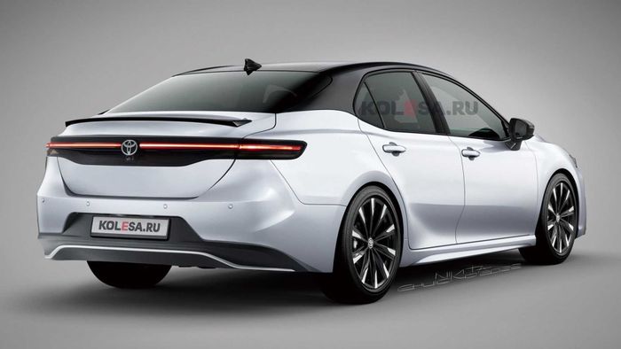 Toyota Camry thế hệ mới mang dáng dấp của dòng xe sang Crown, với quyết định không sử dụng động cơ V6 - Ảnh số 2.