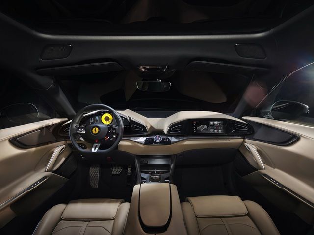 Ferrari giới thiệu dòng SUV đầu tiên, Purosangue: Cửa mở kiểu Rolls-Royce, 4 ghế độc lập, táp lô phân chia - Hình ảnh 4.