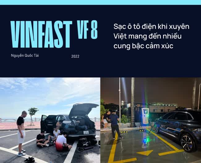 Chủ chiếc VinFast VF 8 thực hiện hành trình xuyên Việt hơn 5.300 km: Trải qua những khoảnh khắc hồi hộp tìm trạm sạc và đưa chiếc xe điện đến giới hạn - Ảnh 4.