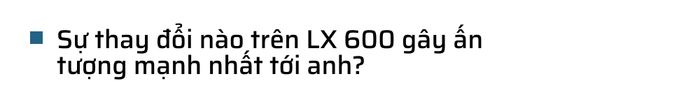 Từ Innova qua 3 thế hệ của Lexus, bác sĩ 8X quyết định chọn LX 600 tiếp theo: ‘Sử dụng Lexus rồi thì khó mà chuyển sang thương hiệu khác’ - Ảnh 19.